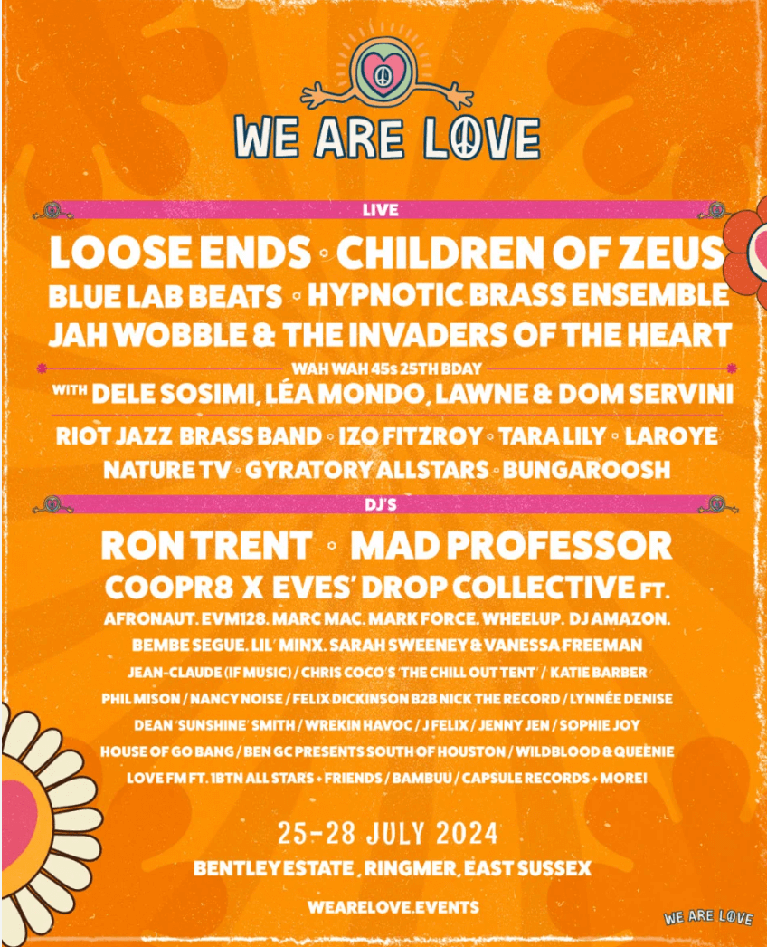 Lawne at We Are Love Festival 28.07.2024 Wah Wah 45s